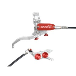 Hope Frein à disque arrière Tech 4 EVO TR4 - Argent / Rouge - Purebike