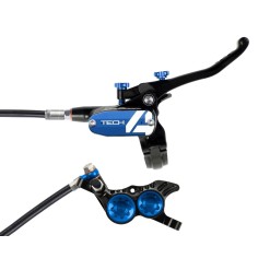 Hope Frein à disque arrière Tech 4 V4 Noir / Bleu - Purebike