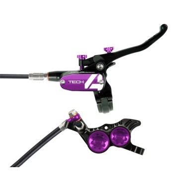 Hope Frein à disque arrière Tech 4 V4 Noir / Violet - Purebike