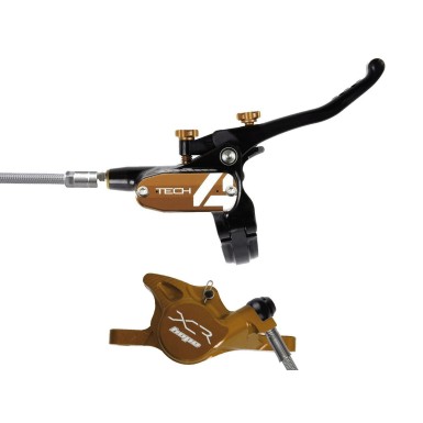 Hope Frein à disque arrière Tech 4 X2 Noir / Bronze - Purebike