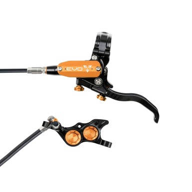 Hope Frein à disque avant Tech 4 EVO TR4 - Noir / Orange - Purebike