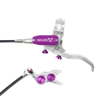Hope Frein à disque avant Tech 4 EVO TR4 - Argent / Violet - Purebike