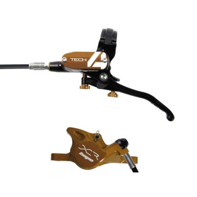 Hope Frein à disque avant Tech 4 X2 Noir/Bronze - Purebike