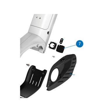 Mondraker Cache de prise batterie E-bike - Purebike
