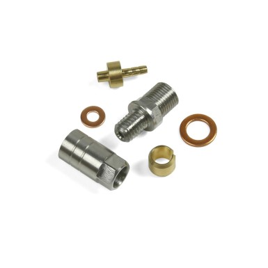 Kit raccord durite droit 5 mm - Pièces détachées de frein à disque VTT