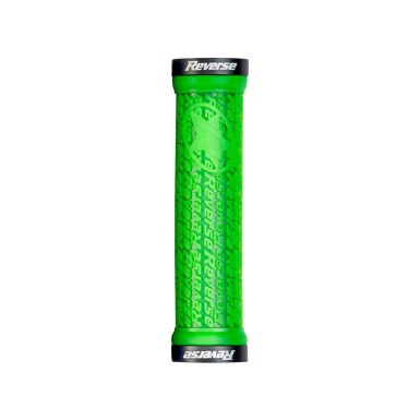 Grips Stamp Lock-On Vert - Poignées grips de vélo - Accessoires VTT - Purebike - Materiel Velo, Accessoires VTT Equipement Vélo 