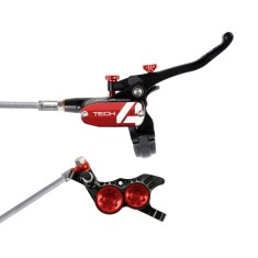 Hope Frein à disque arrière Tech 4 V4 Noir / Rouge - Purebike
