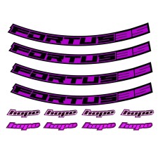 Hope Kit Stickers pour jantes Fortus 35 - 27.5" - Purebike
