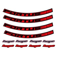 Hope Kit Stickers pour jantes Fortus 35 - 27.5" - Purebike
