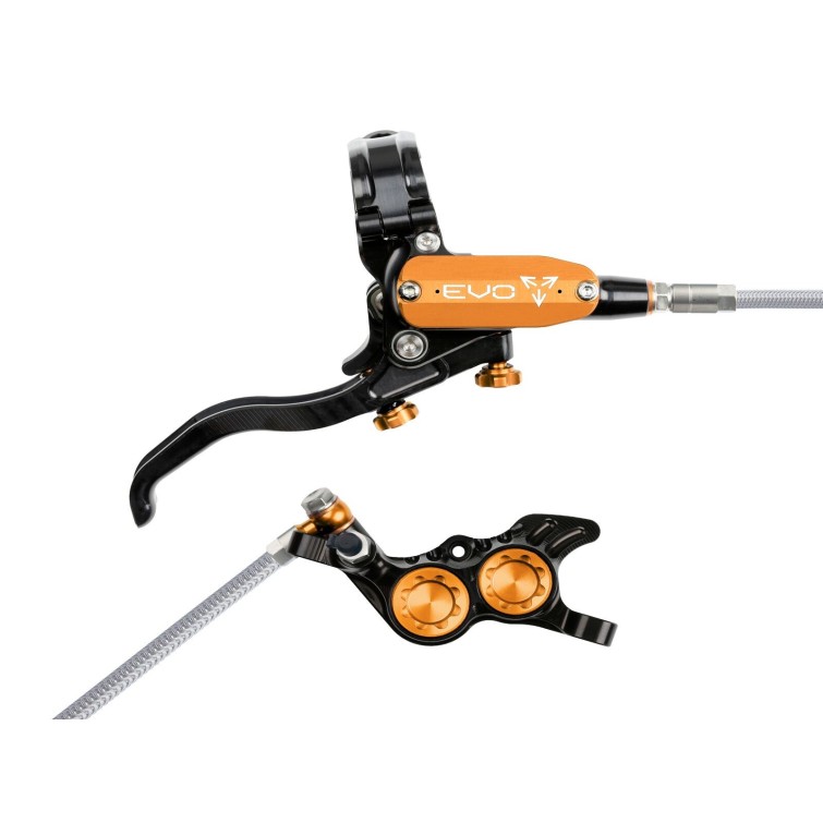 Hope Frein à disque arrière Tech 4 EVO GR4 - Noir / Orange - Purebike