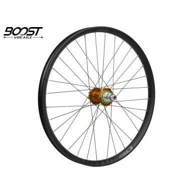 Hope Roue arrière Fortus 30 Orange 29'' Boost 148 mm - Purebike