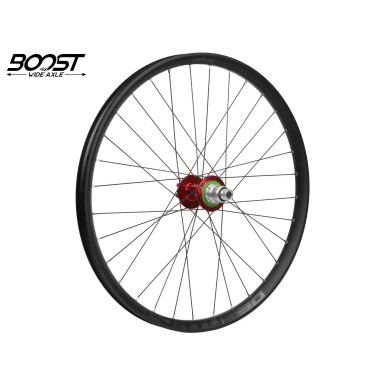 Hope Roue arrière Fortus 30 Rouge 29'' Boost 148 mm - Purebike