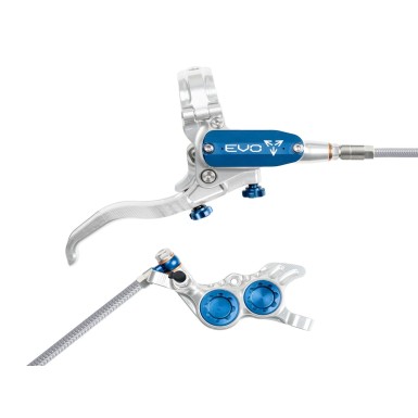 Hope Frein à disque arrière Tech 4 EVO GR4 - Argent / Bleu - Purebike