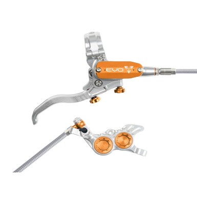 Hope Frein à disque arrière Tech 4 EVO GR4 - Argent / Orange - Purebike