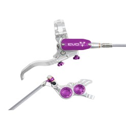 Hope Frein à disque arrière Tech 4 EVO GR4 - Argent / Violet - Purebike