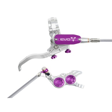 Hope Frein à disque arrière Tech 4 EVO GR4 - Argent / Violet - Purebike