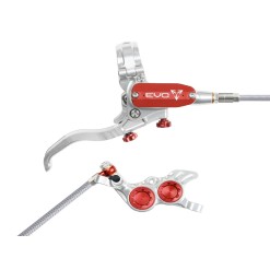 Hope Frein à disque arrière Tech 4 EVO GR4 - Argent / Rouge - Purebike