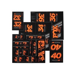 Fox Racing Shox Kit Autocollants pour fourche et amortisseur Heritag
