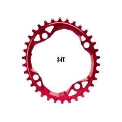 Plateau Oval Narrow Wide 104 mm Rouge