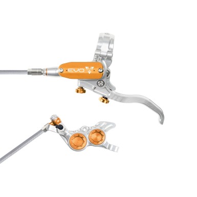Hope Frein à disque avant Tech 4 EVO GR4 - Argent / Orange - Purebike