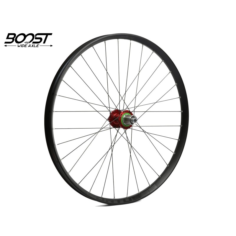 Hope Roue arrière Fortus 35 Rouge 27,5'' Boost 148 mm - Purebike