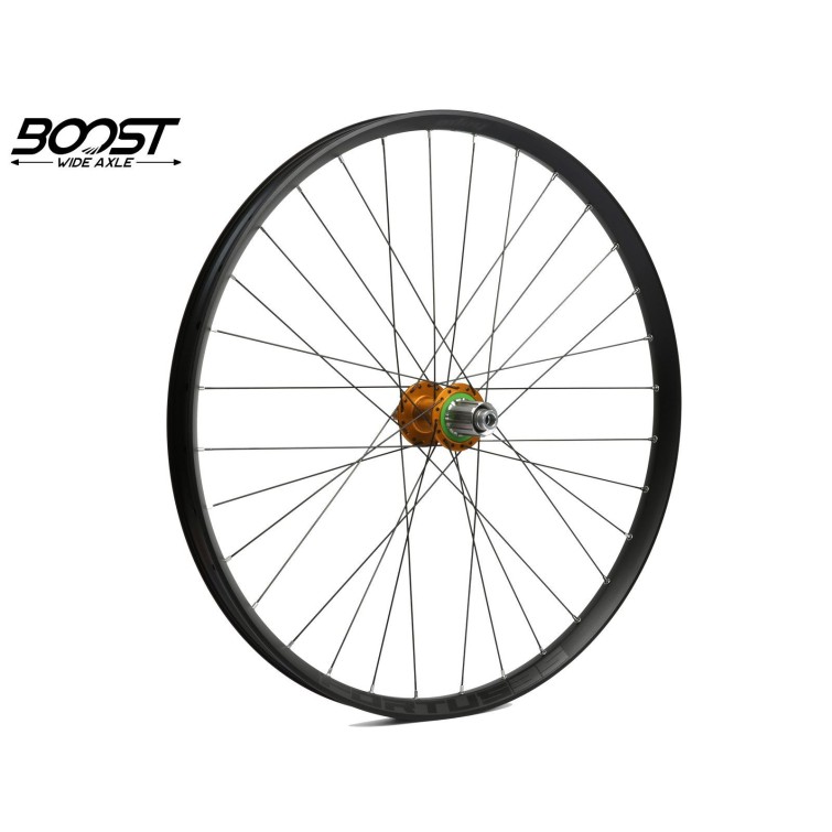 Hope Roue arrière Fortus 35 Orange 29'' Boost 148 mm - Purebike