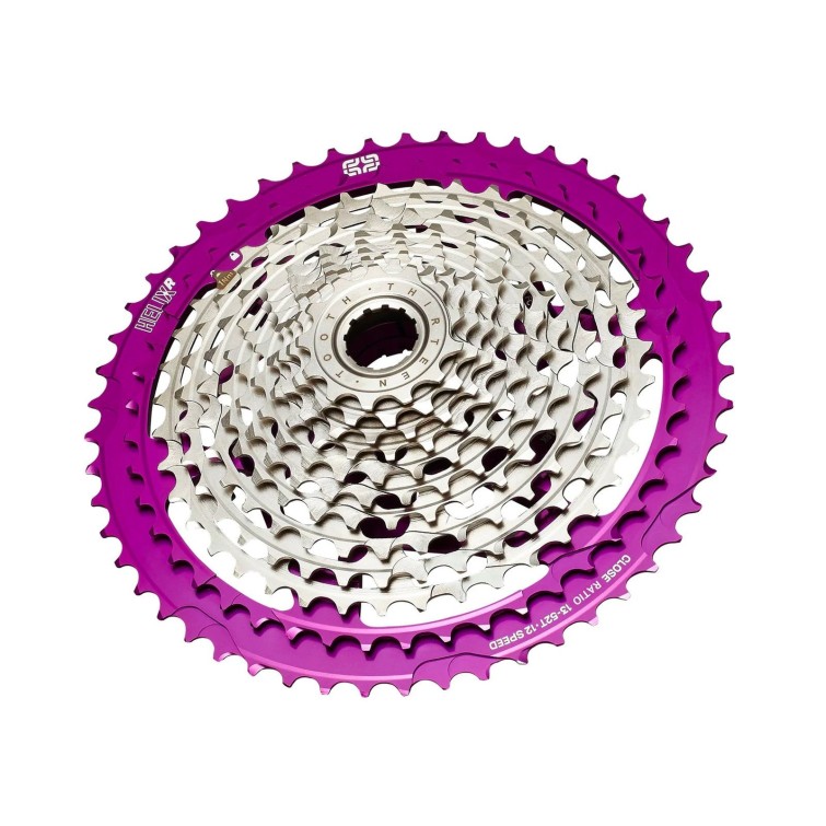 E Thirteen Cassette Helix Race 12 vitesses - Eggplant - Purebike