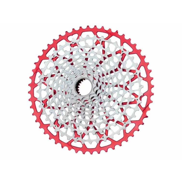 Garbaruk Cassette 12 vitesses MTB Gen 2 MicroSpline 10-52 dents - Rouge - Purebike
