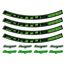 Hope Kit Stickers pour jantes Fortus 26 - 27.5" - Purebike