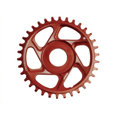 Hope Plateau Retainer Ring R22 Spiderless E-Bike Shimano - Rouge - Purebike