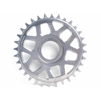 E Thirteen Plateau Helix Race e*spec - Direct Mount Fazua Ride 60 - Argent - Purebike