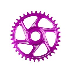 Hope Plateau Retainer Ring R22 Spiderless E-Bike Bosch 55 mm Wide - Violet - Purebike