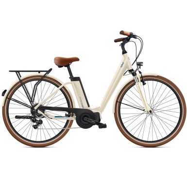 O2feel Vélo électrique iVog City Up 3.1 Blanc Lin - E5000 - iPowerFit 400 - Purebike
