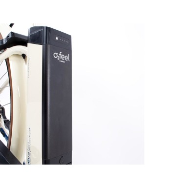 O2feel Vélo électrique iVog City Boost 6.1 Gris Perle - iPowerFit 400 - Purebike