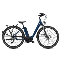 O2feel Vélo électrique iVog Explorer Boost 4.1 Bleu Boréal -iPowerFit 400 - Purebike