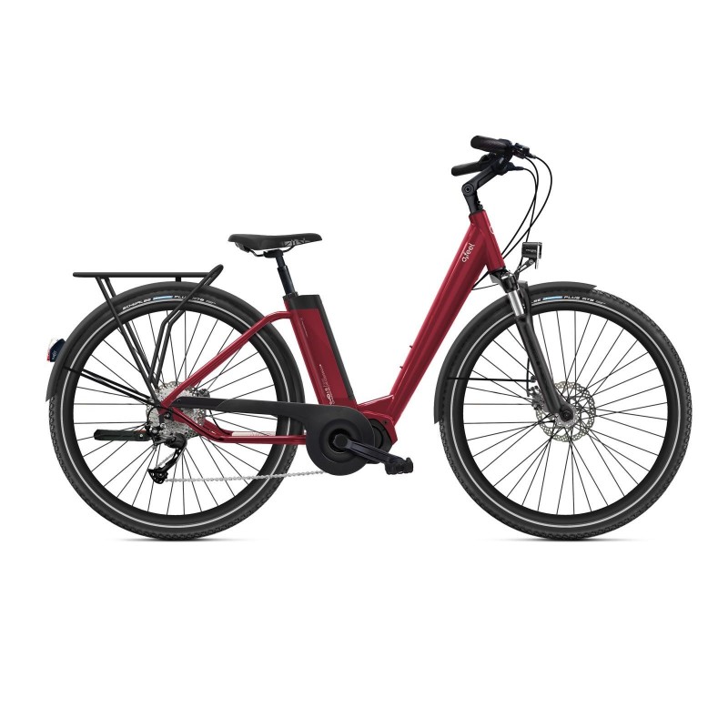 O2feel Vélo électrique iVog Explorer Boost 4.1 Rouge Grenat -iPowerFit 400 - Purebike