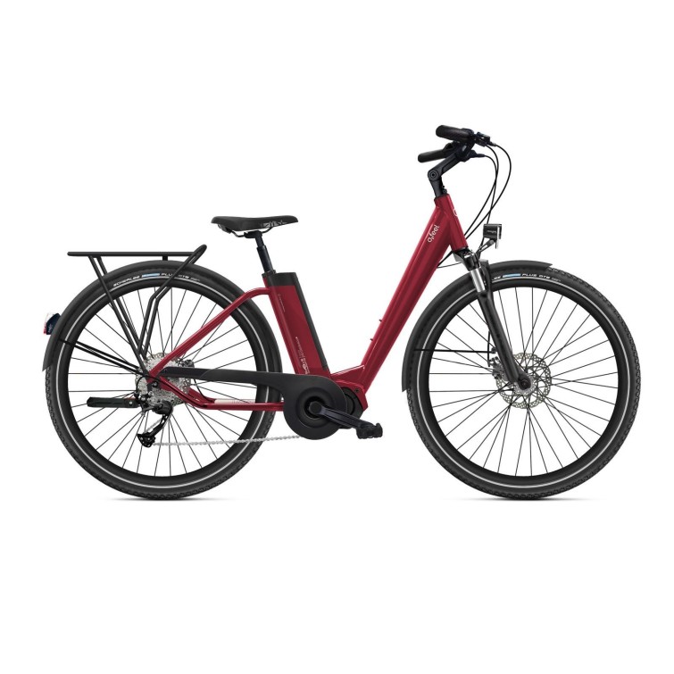O2feel Vélo électrique iVog Explorer Boost 4.1 Rouge Grenat -iPowerFit 400 - Purebike