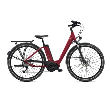 O2feel Vélo électrique iVog Explorer Boost 4.1 Rouge Grenat -iPowerFit 400 - Purebike