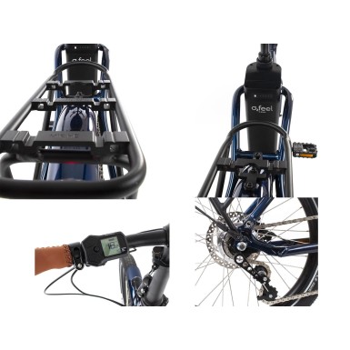 O2feel Vélo électrique IPeps Fold Up 5.1 Bleu Boréal - (20") - Purebike