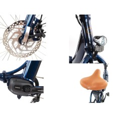 O2feel Vélo électrique IPeps Fold Up 5.1 Bleu Boréal - (20") - Purebike