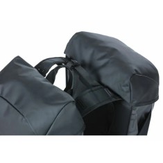 Basil Sacoches pour porte bagages Miles Tarpaulin 34L Noir/Orange - Purebike