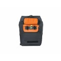 Basil Sacoche de porte-bagages Miles Tarpaulin 17L Noir/Orange - Purebike