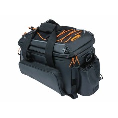 Basil Sac arrière Miles Tarpaulin Trunkbag XL Pro Imperméable 9-36L Noir/Orange - Purebike