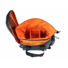 Basil Sac arrière Miles Tarpaulin Trunkbag XL Pro Imperméable 9-36L Noir/Orange - Purebike