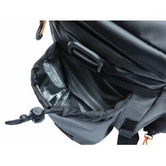 Basil Sac arrière Miles Tarpaulin Trunkbag XL Pro Imperméable 9-36L Noir/Orange - Purebike