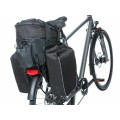 Basil Sac arrière Miles Tarpaulin Trunkbag XL Pro Imperméable 9-36L Noir/Orange - Purebike