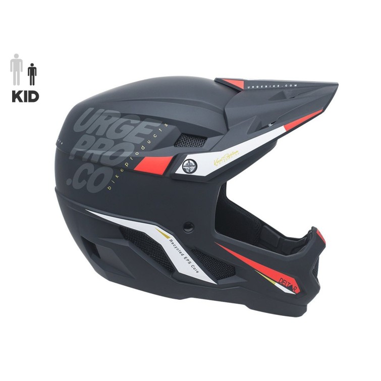 Urge Casque Deltar Enfant Noir - Purebike