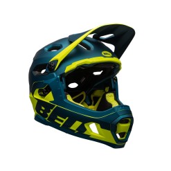 Bell Casque Super DH MIPS Bleu / Jaune - Purebike