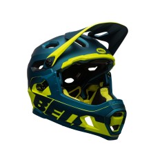 Bell Casque Super DH MIPS Bleu / Jaune - Purebike