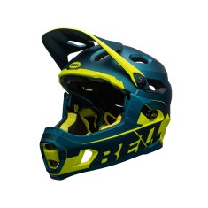 Bell Casque Super DH MIPS Bleu / Jaune - Purebike